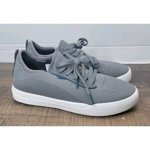 Vessi Weekend Sneakers Men's Size 6 Concrete Grey Waterproof Knit Shoes